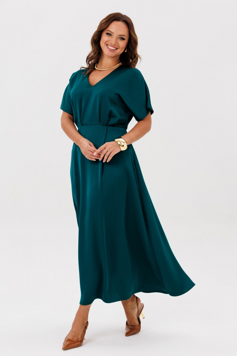 Платья ANIDEN 712-3 изумрудный