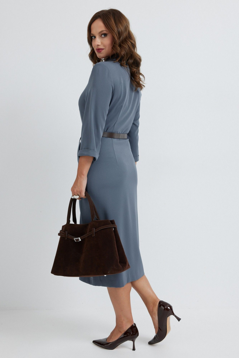 Платья Твой имидж 2258 серо-голубой