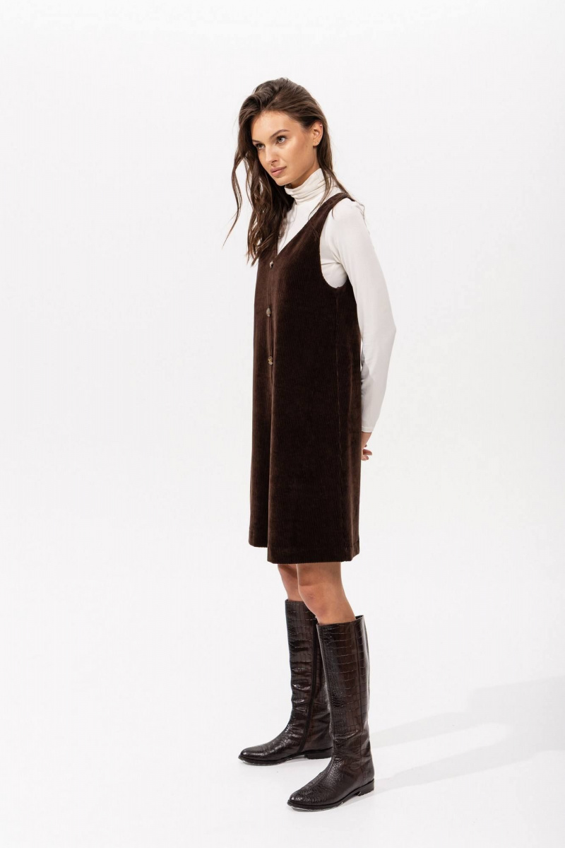 Сарафаны Romgil РП0097-ХЛ5 шоколадный