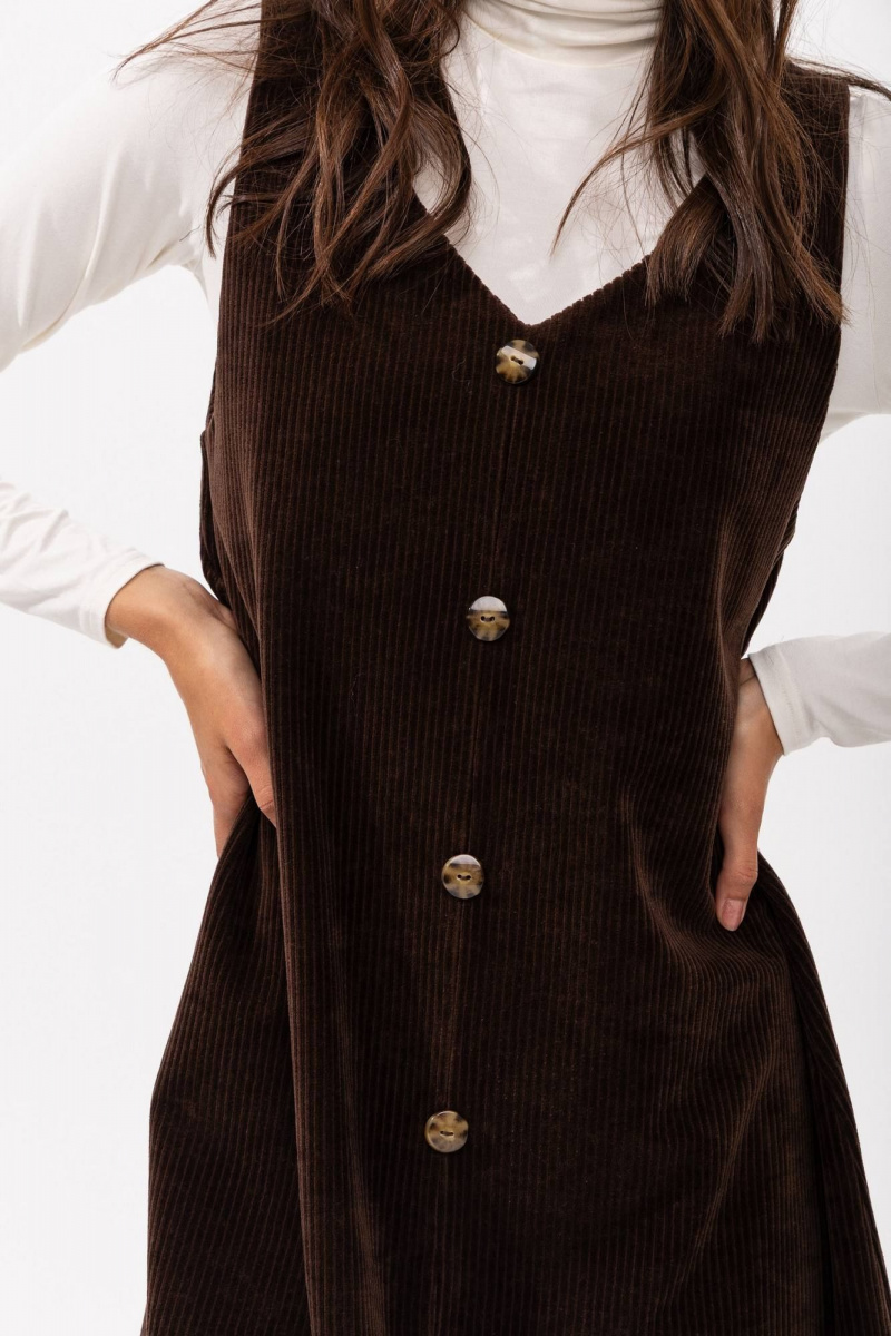 Сарафаны Romgil РП0097-ХЛ5 шоколадный