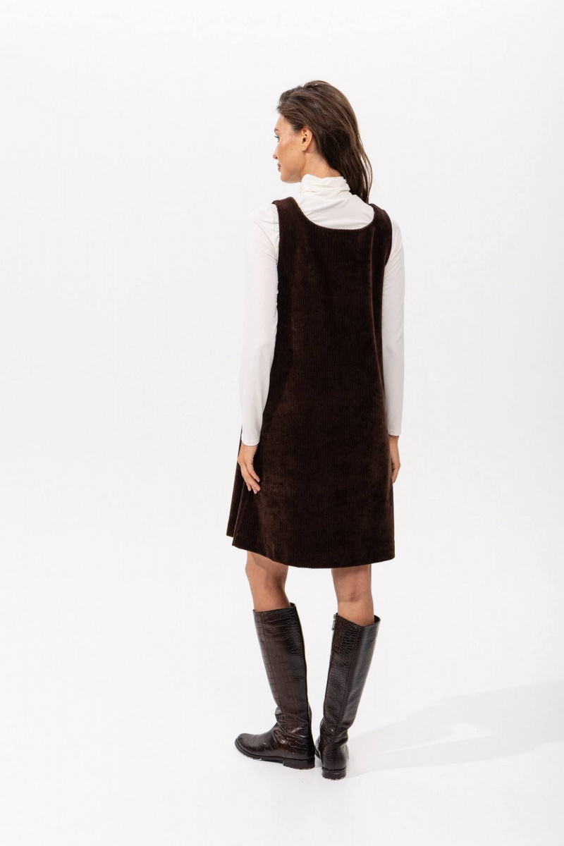 Сарафаны Romgil РП0097-ХЛ5 шоколадный