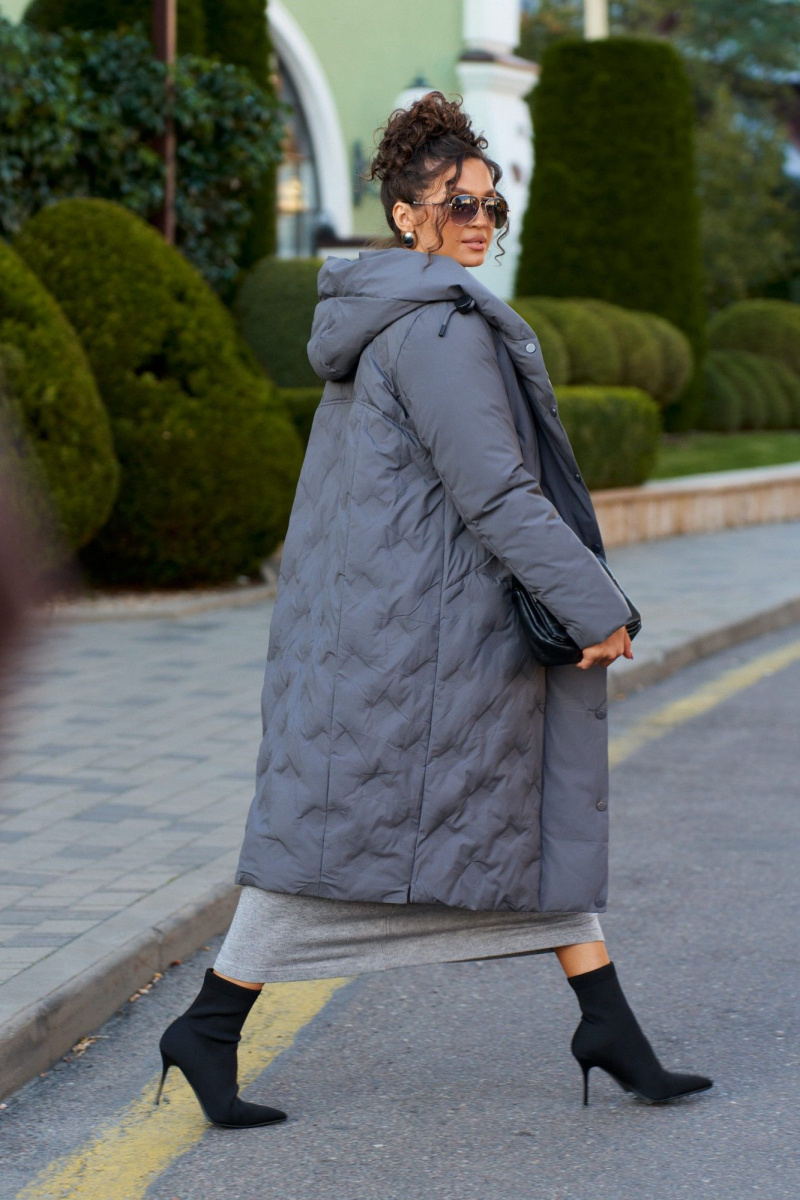 Женское пальто Beautiful&Free 8015 графит