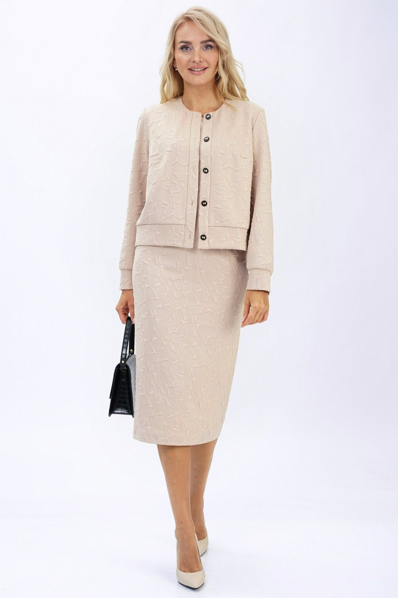 Плательный комплект Alani Collection 2448 бежевый