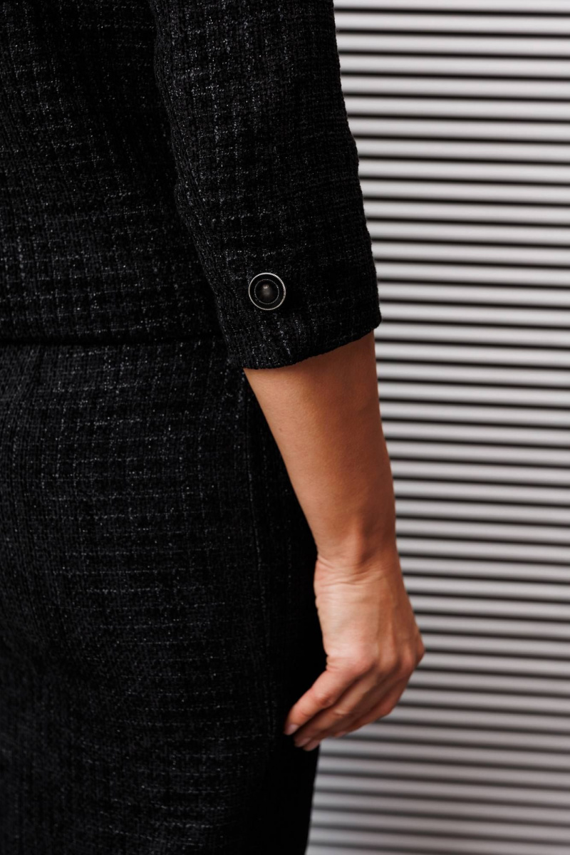 Юбочный костюм Мода Юрс 25-2937 черный