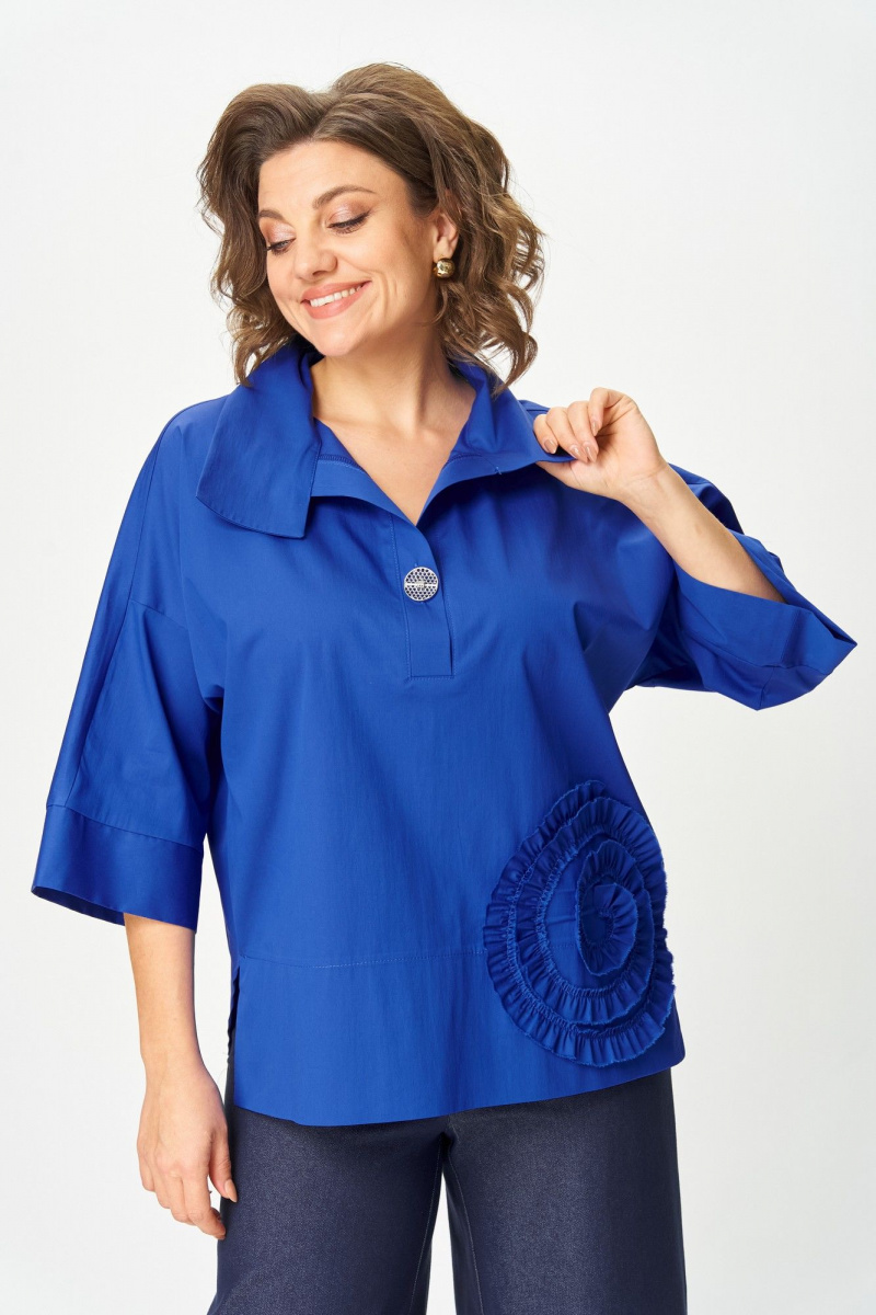 Блузы Michel chic 786/1 василек