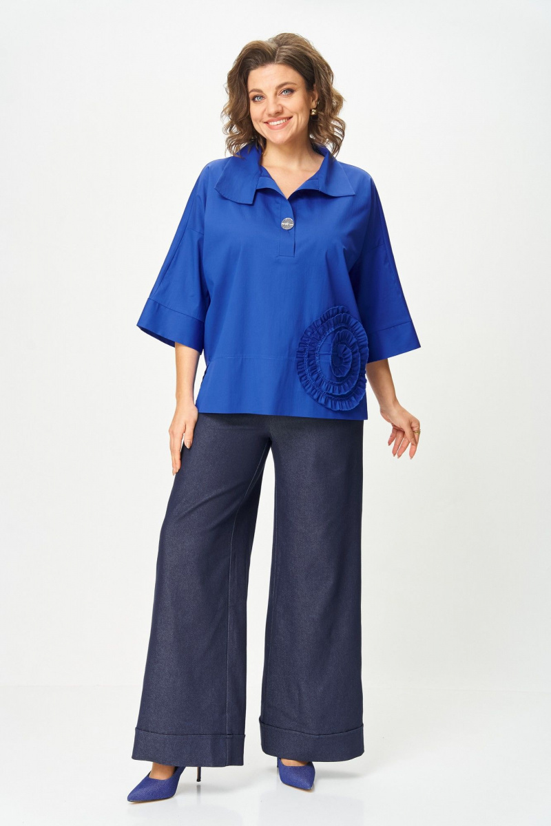 Блузы Michel chic 786/1 василек