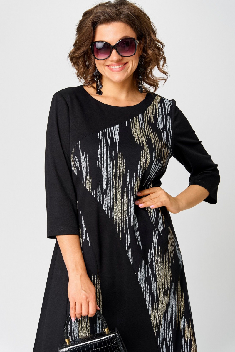 Платья EVA GRANT 7220Л принт_мультиколор