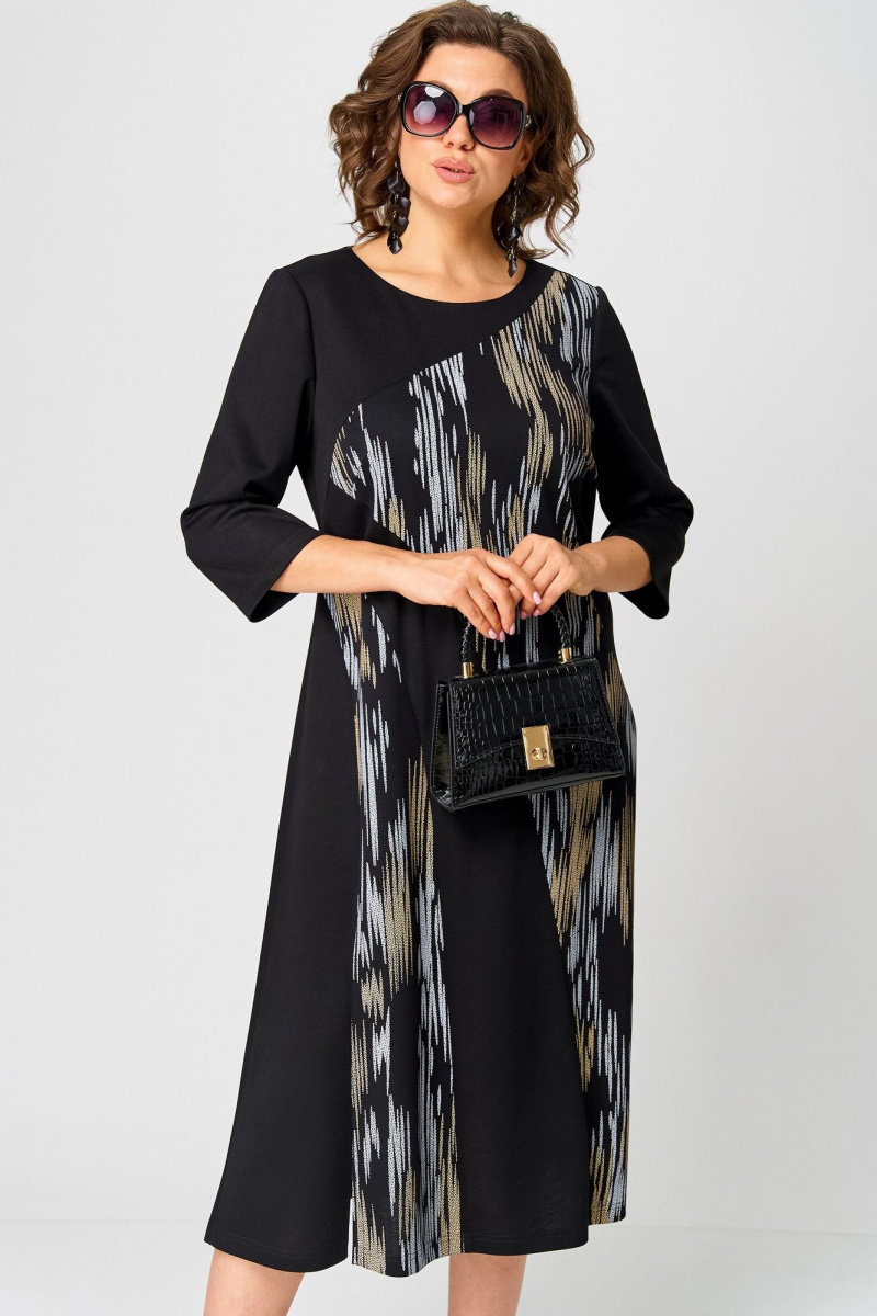 Платья EVA GRANT 7220Л принт_мультиколор