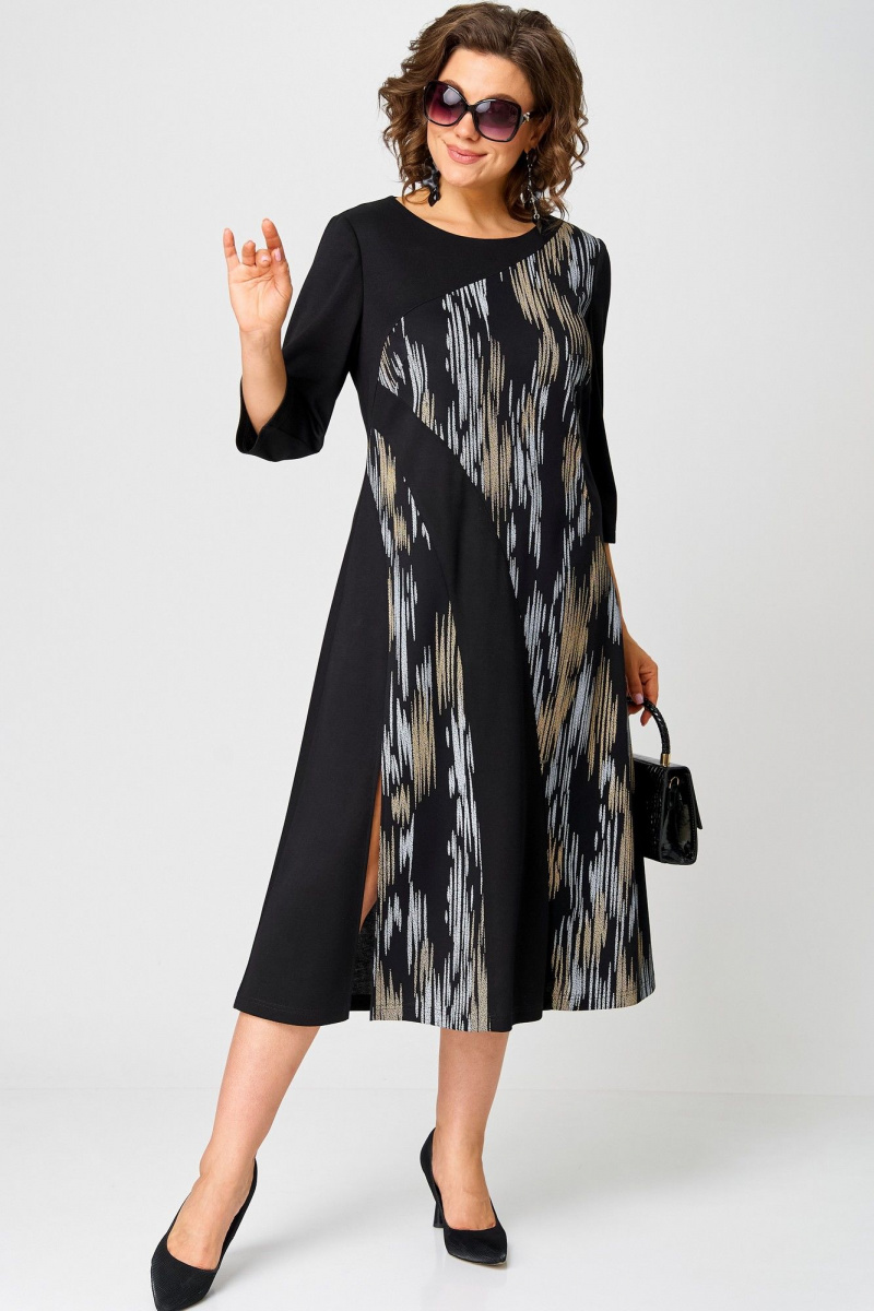 Платья EVA GRANT 7220Л принт_мультиколор