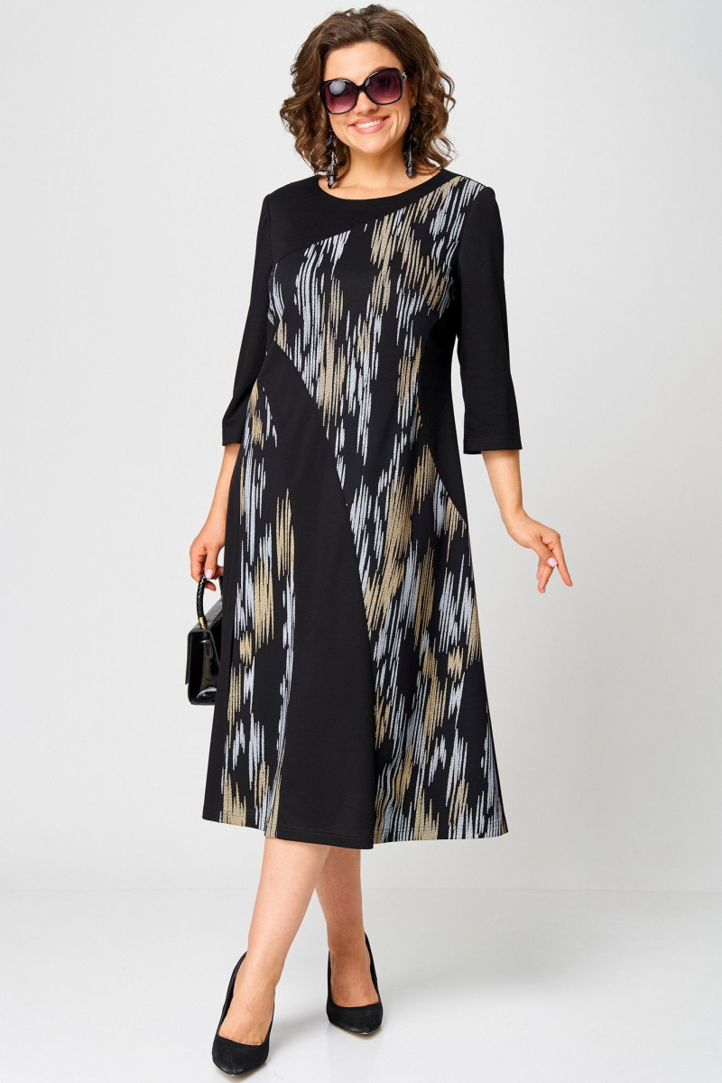 Платья EVA GRANT 7220Л принт_мультиколор