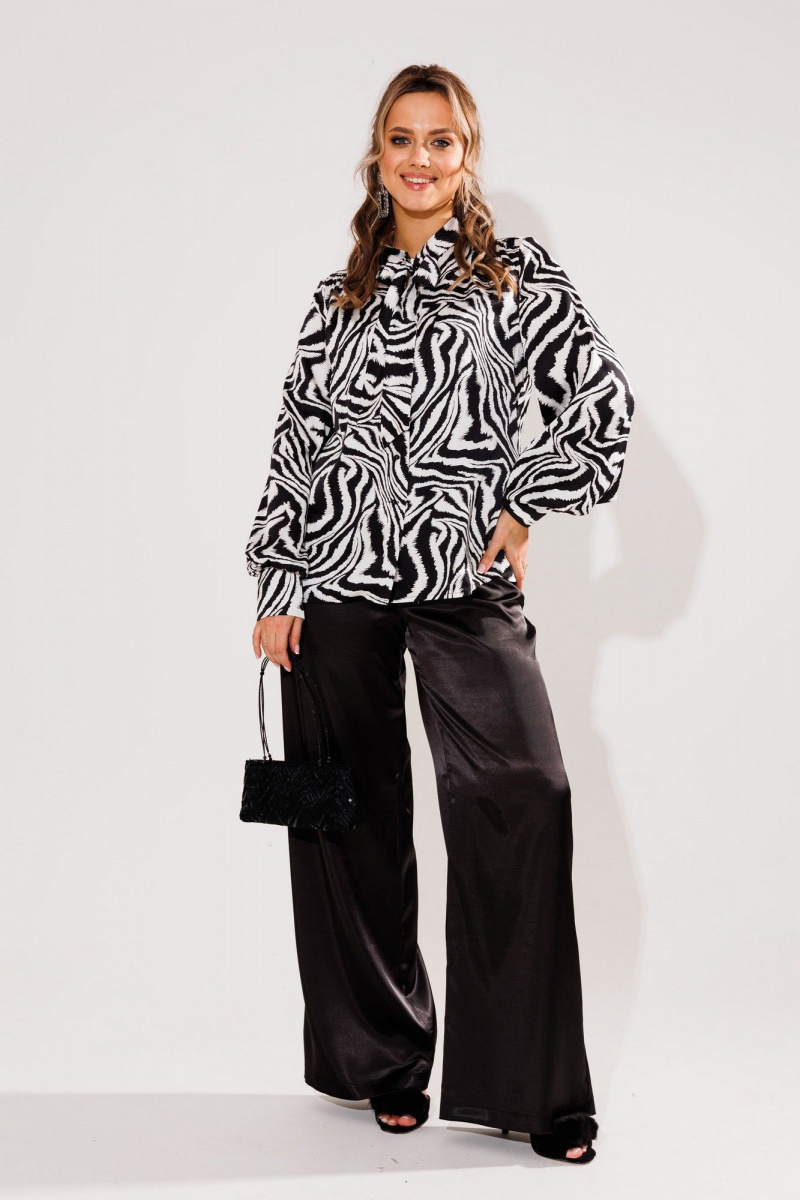 Блузы Anelli 1736 зебра_уайт
