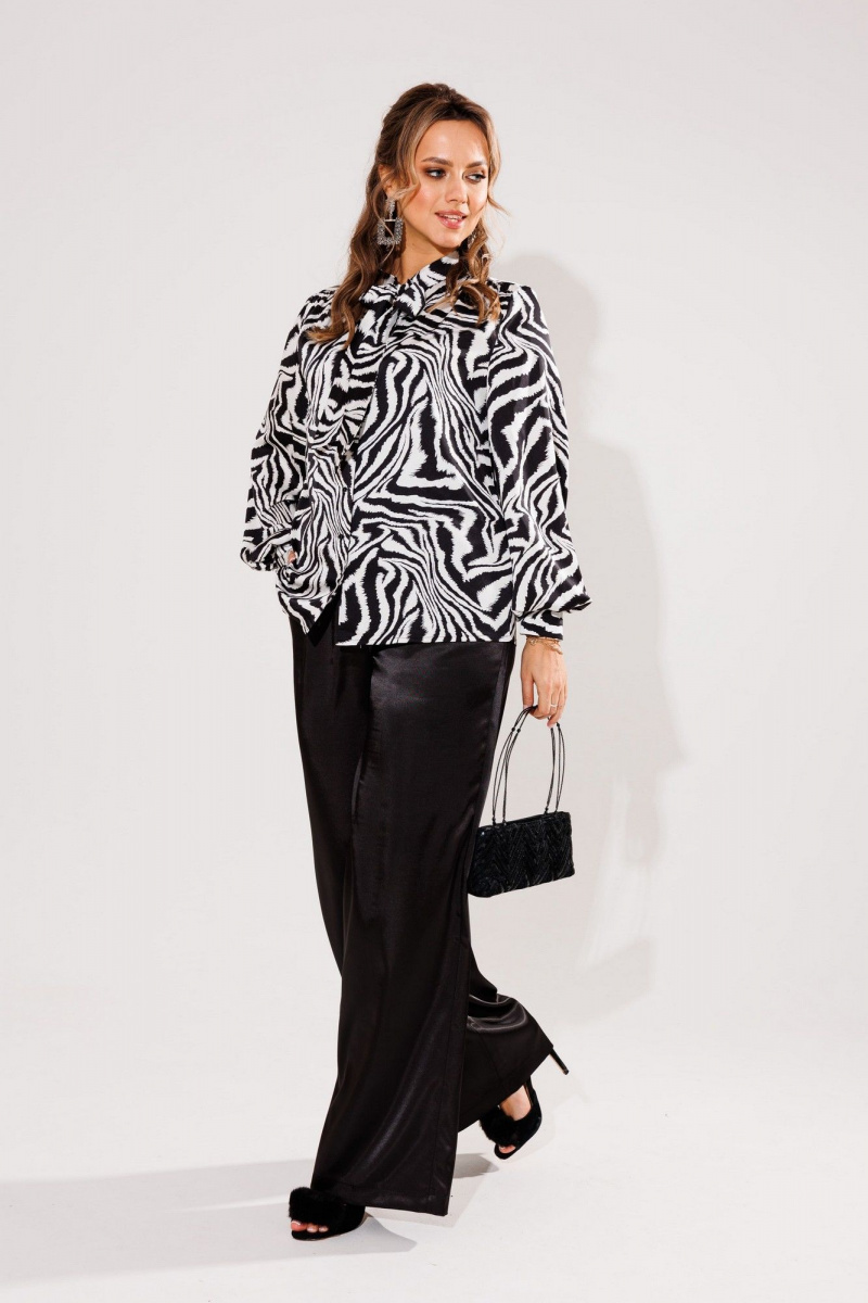 Блузы Anelli 1736 зебра_уайт