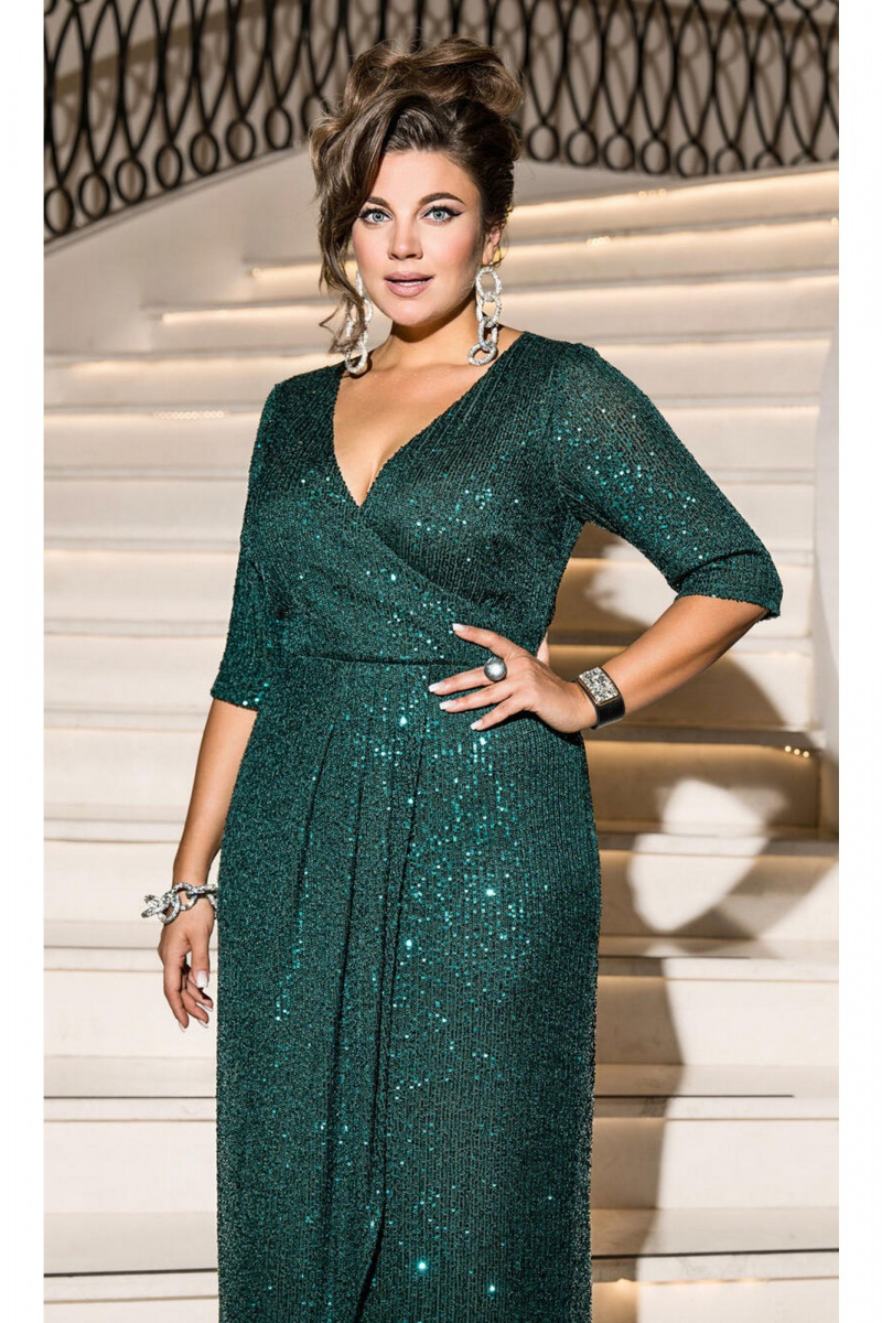 Платья Vittoria Queen 26653 изумрудный