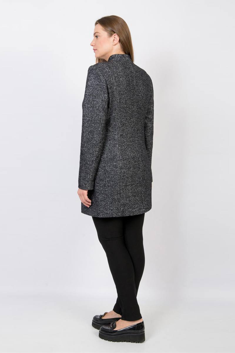 Женское пальто TrikoTex Stil Л1552 серый
