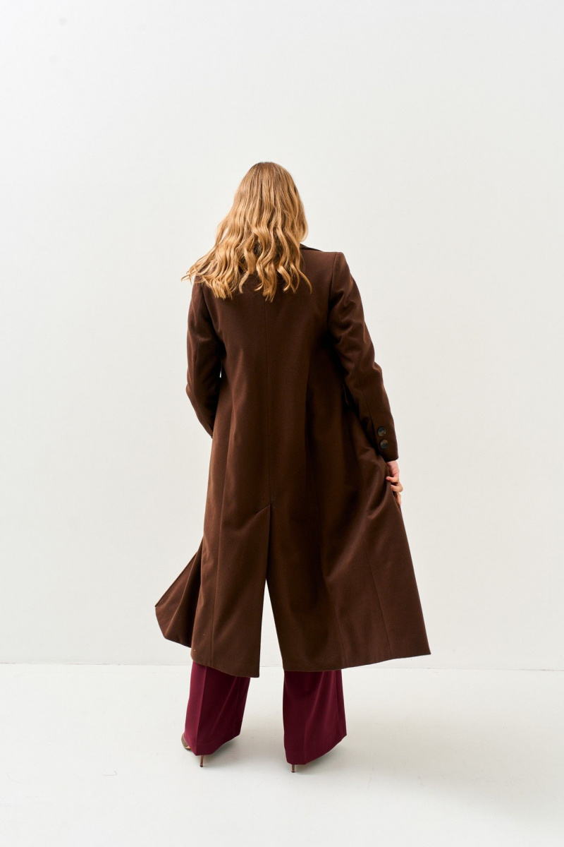 Женское пальто Mars design 1038 шоколадный