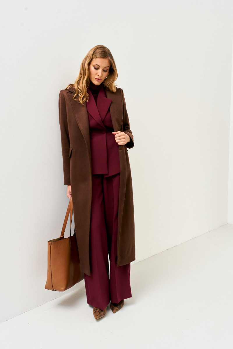 Женское пальто Mars design 1038 шоколадный