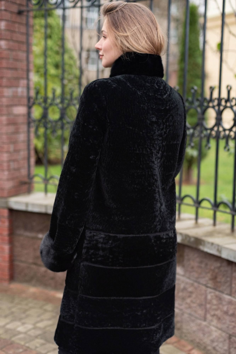 Шубы и дублёнки Мехофф Линия19.12-12 черный