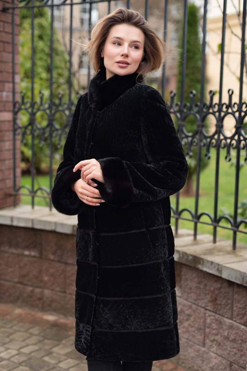 Шубы и дублёнки Мехофф Линия19.12-12 черный