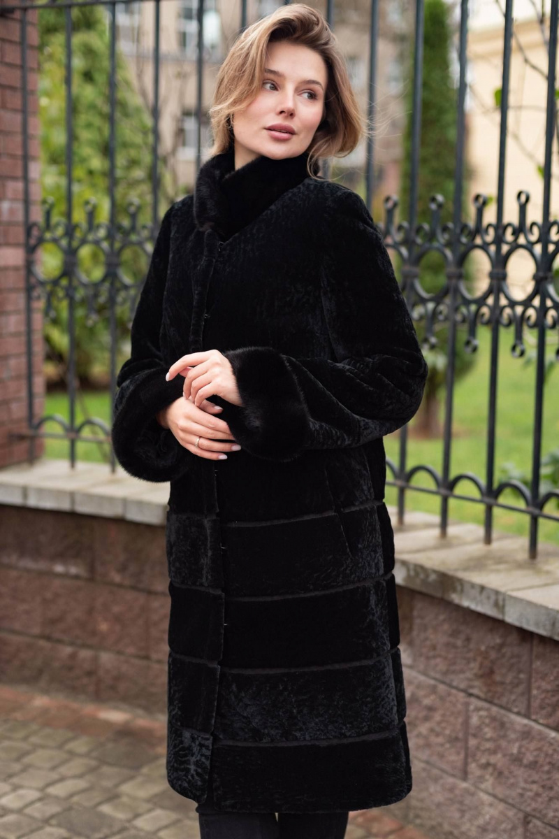 Шубы и дублёнки Мехофф Линия19.12-12 черный