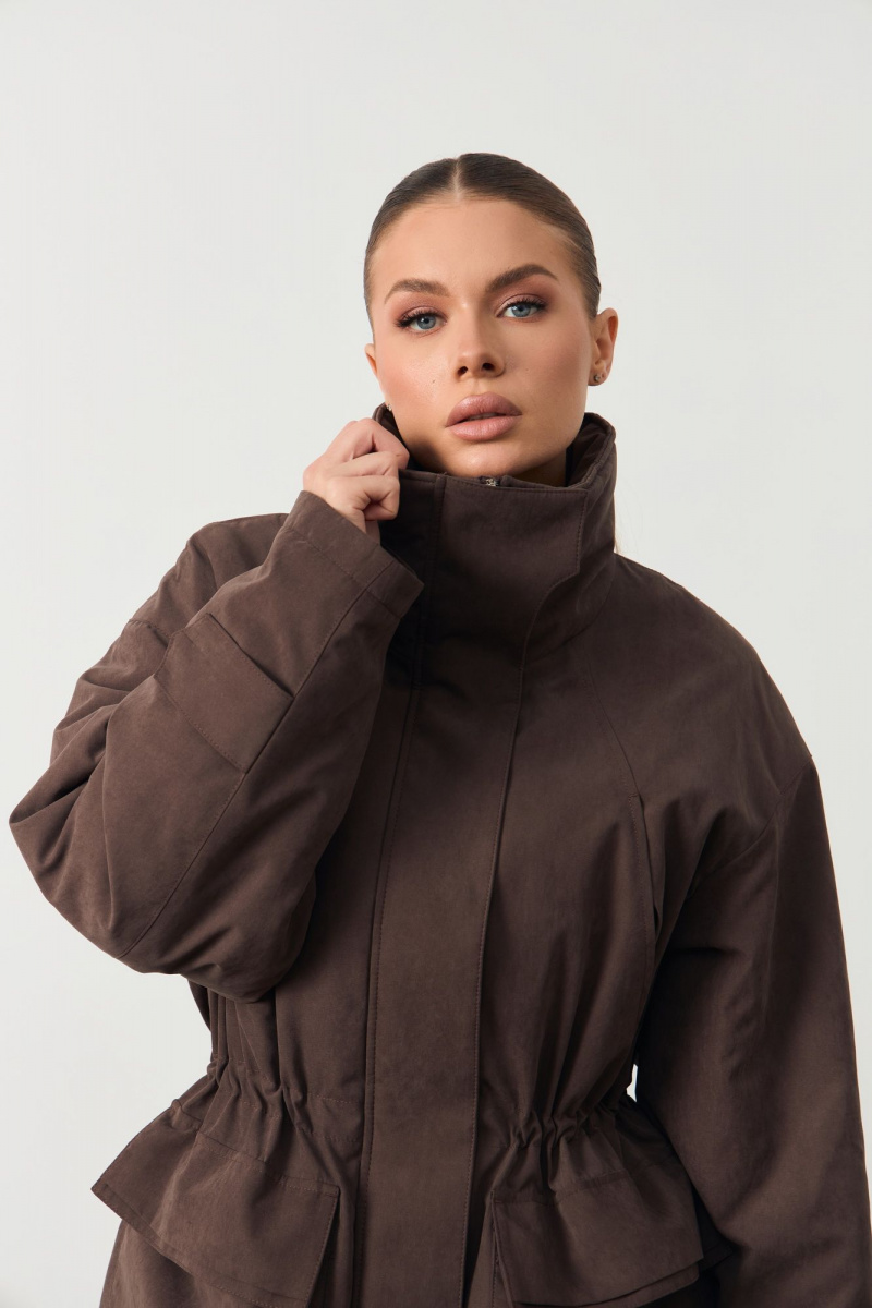 Женская куртка ATTIKA А3438-2 коричневый