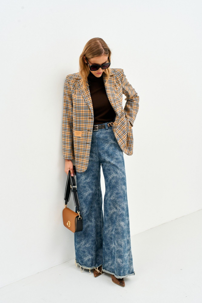 Жакеты Mars design 1069 клетка_горчичная