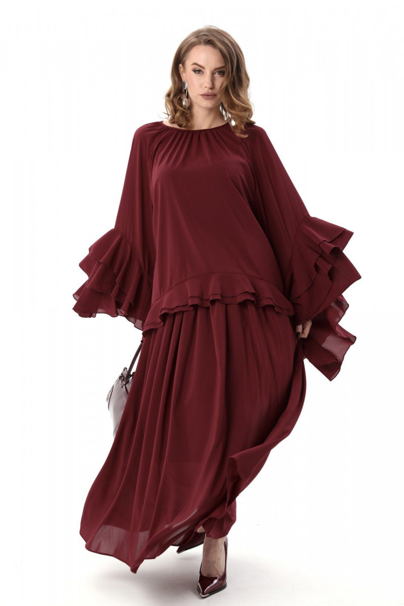 Юбочный комплект NikVa 1001-4 винный