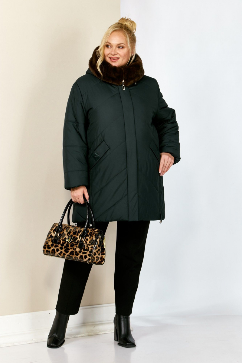 Женская куртка Shetti 2205 изумруд