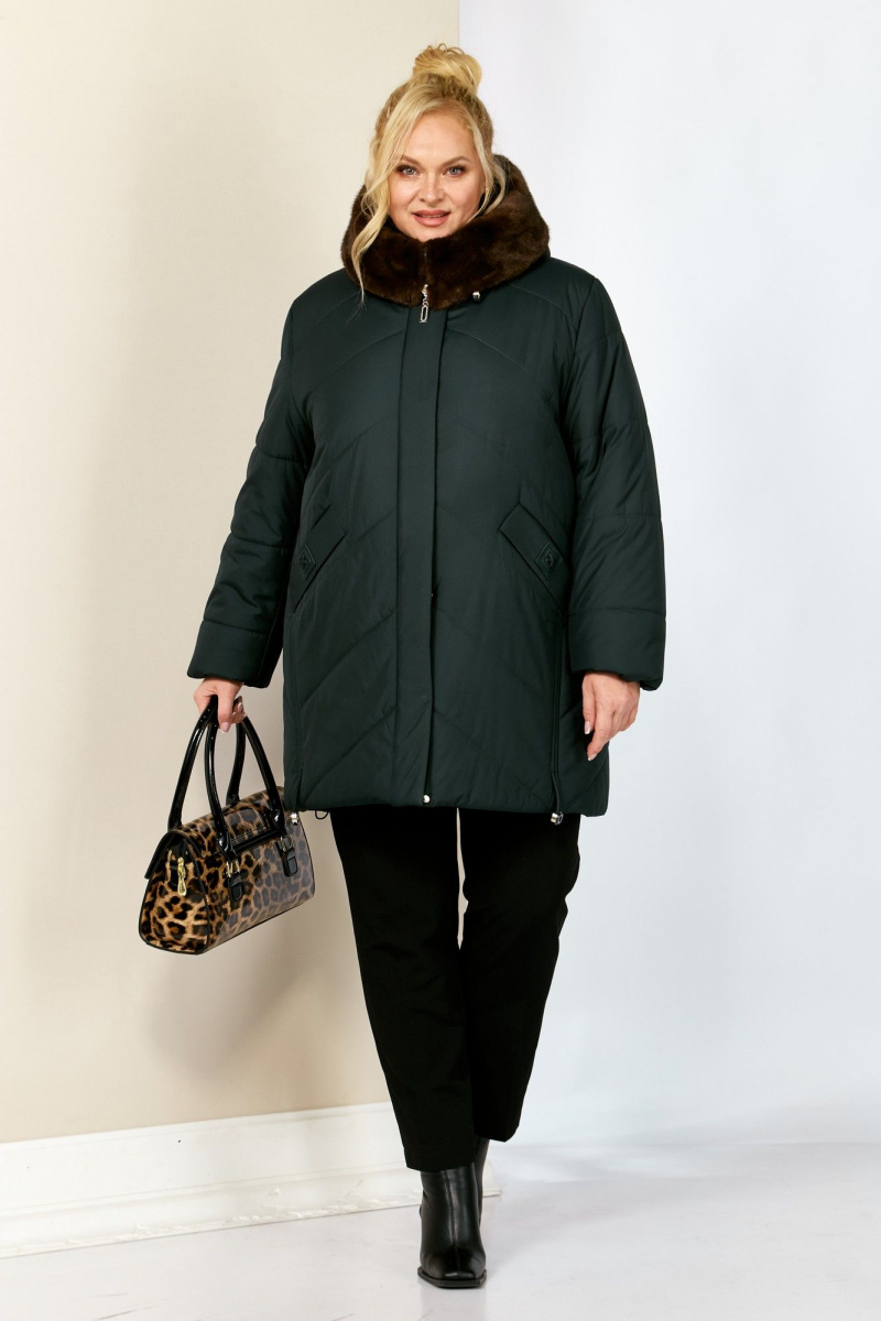 Женская куртка Shetti 2205 изумруд