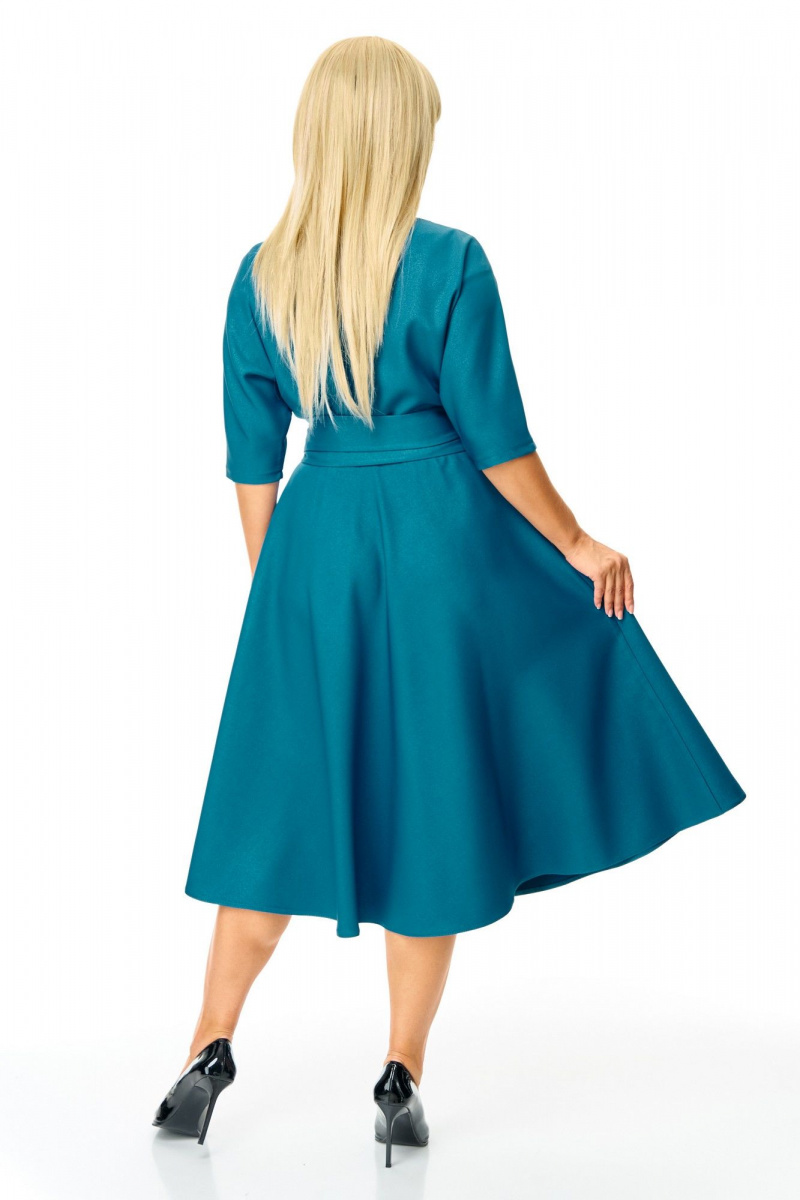 Платья T&N 7624 темная-бирюза