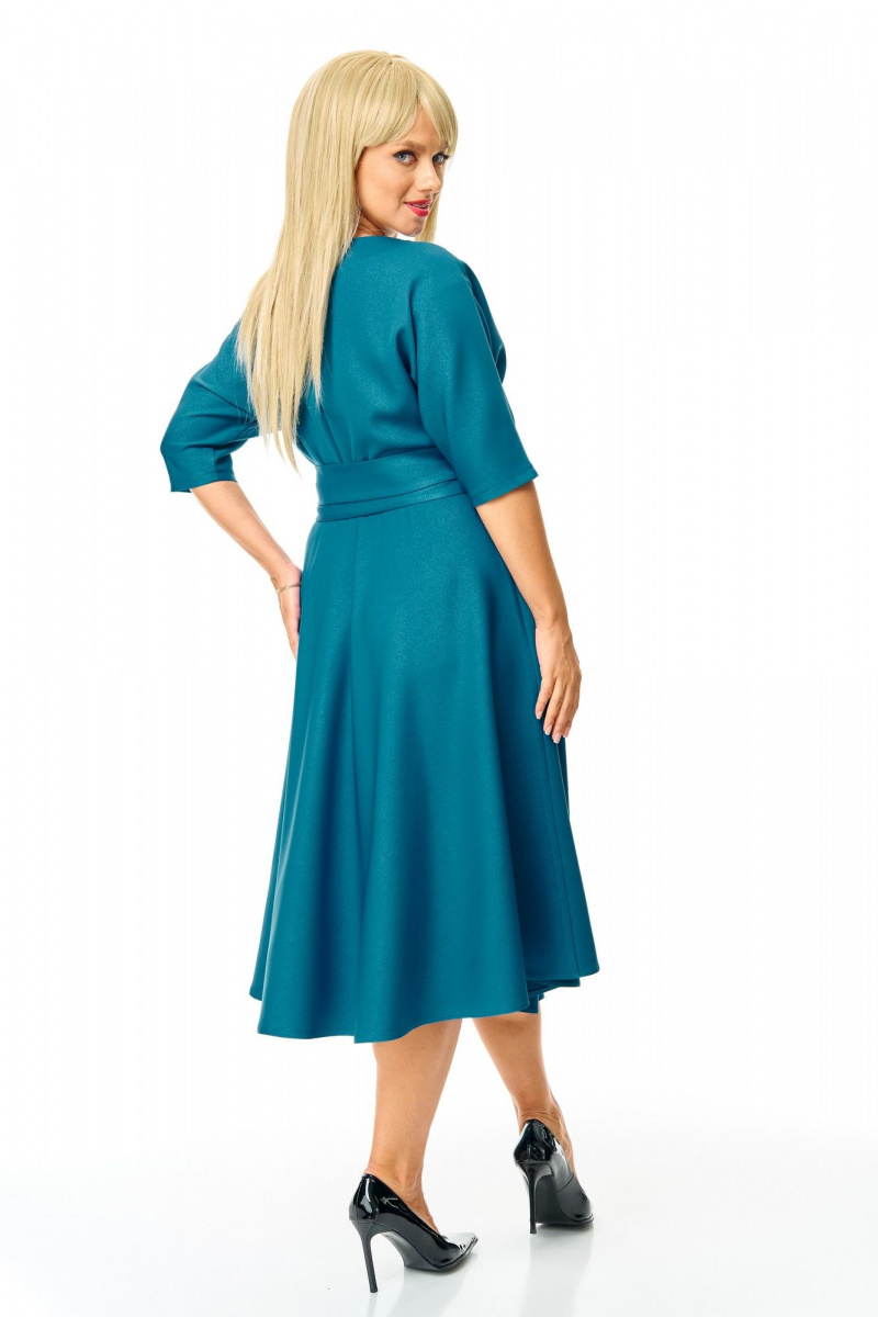 Платья T&N 7624 темная-бирюза