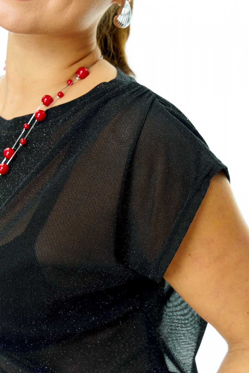 Юбочный костюм T&N 7710 бордо-черный