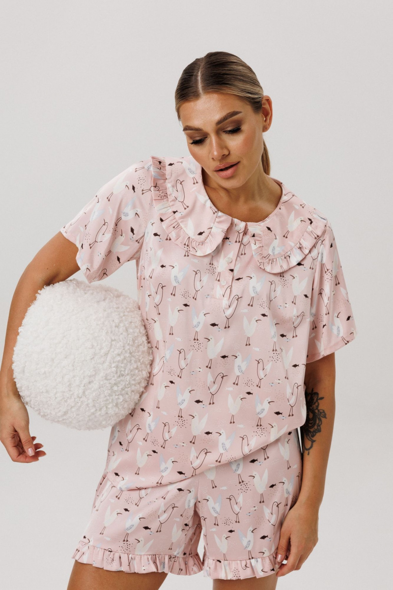 Пижамы Anelli 1749 клубничный_маршмеллоу