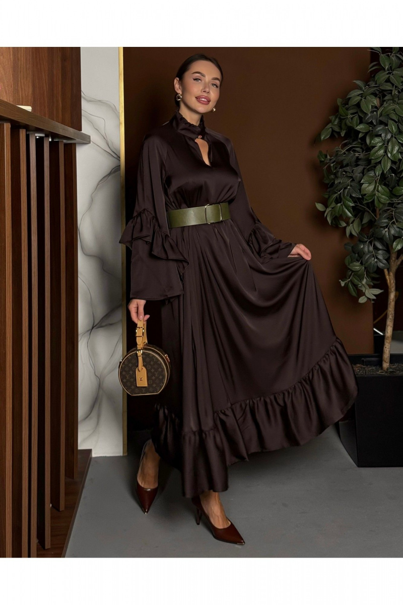 Платья Pavlova 202 горький_шоколад