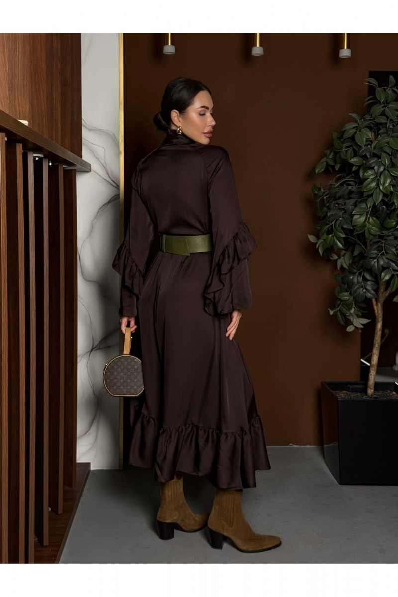 Платья Pavlova 202 горький_шоколад