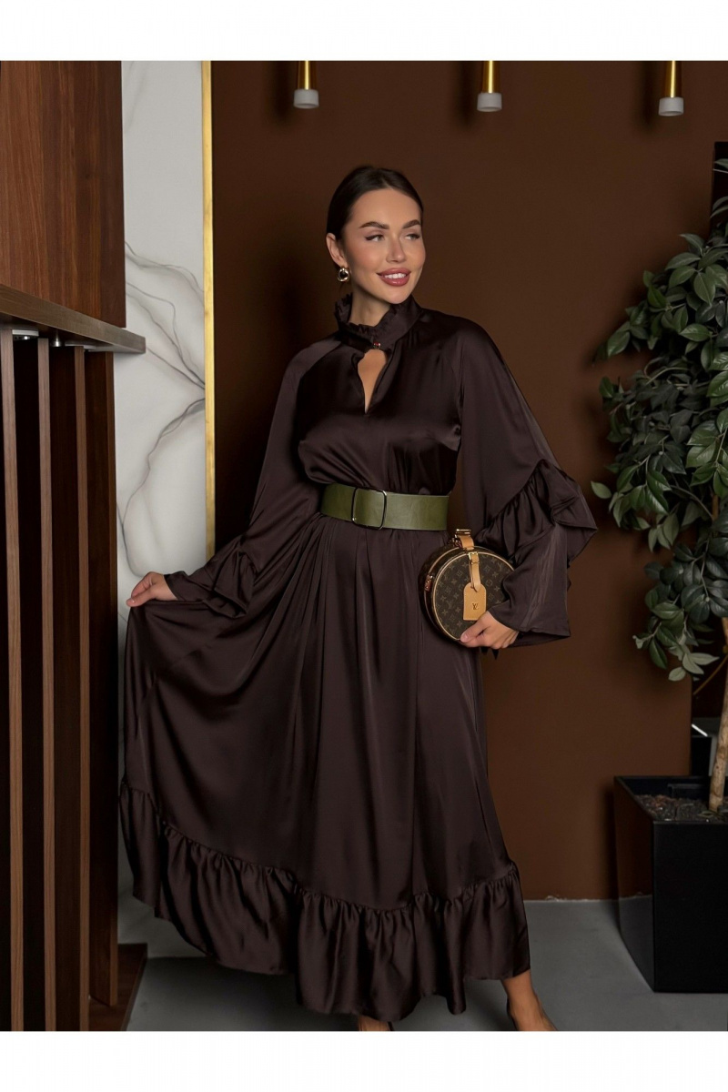 Платья Pavlova 202 горький_шоколад