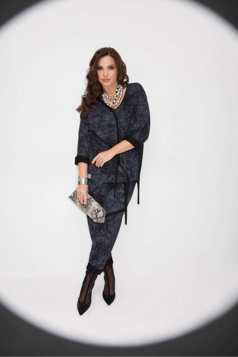 Брючный комплект ElPaiz 1297 темно-серый