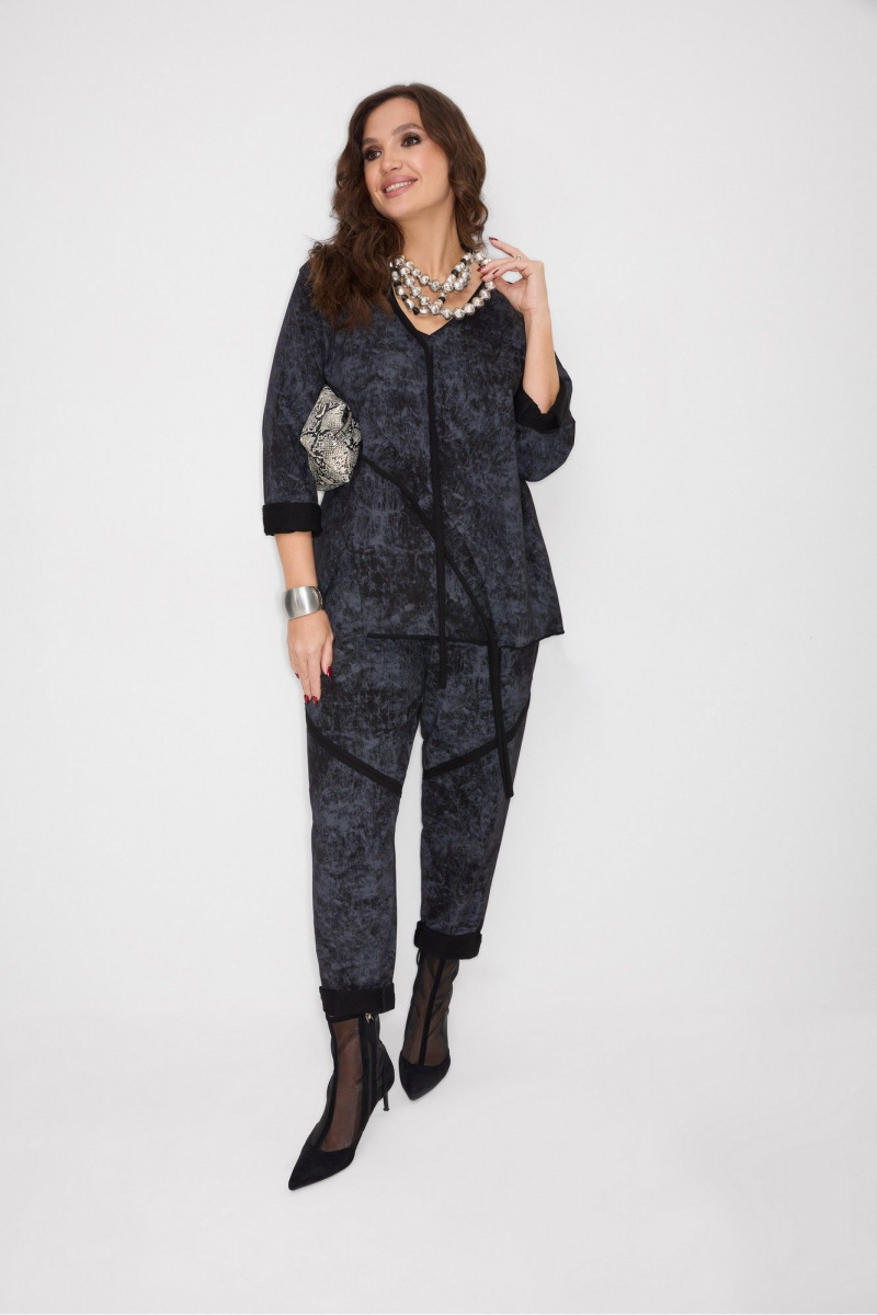 Брючный комплект ElPaiz 1297 темно-серый