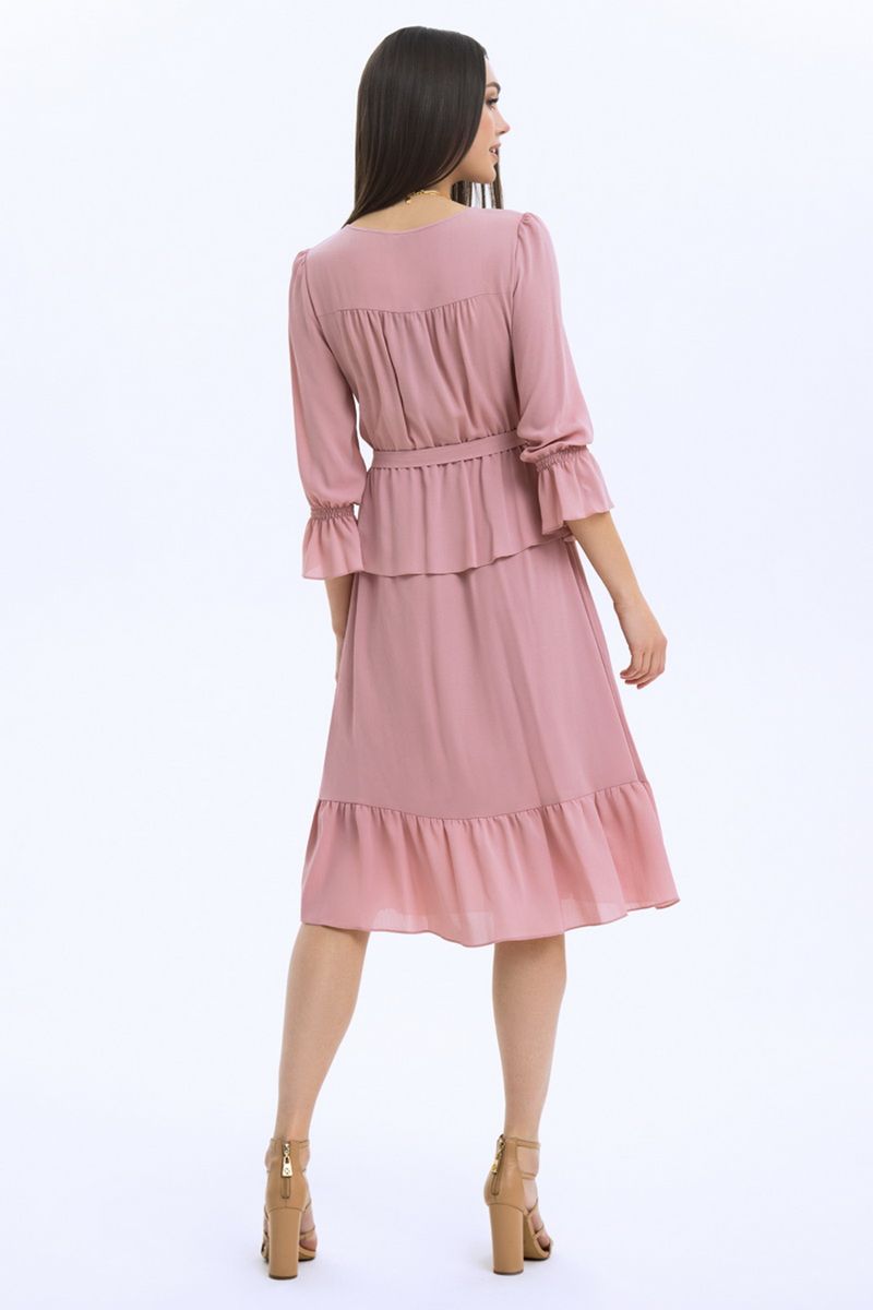 Платья LaVeLa L10047 розовый
