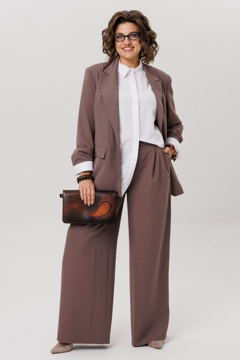 Брючный комплект Anelli 1742 масала_чай