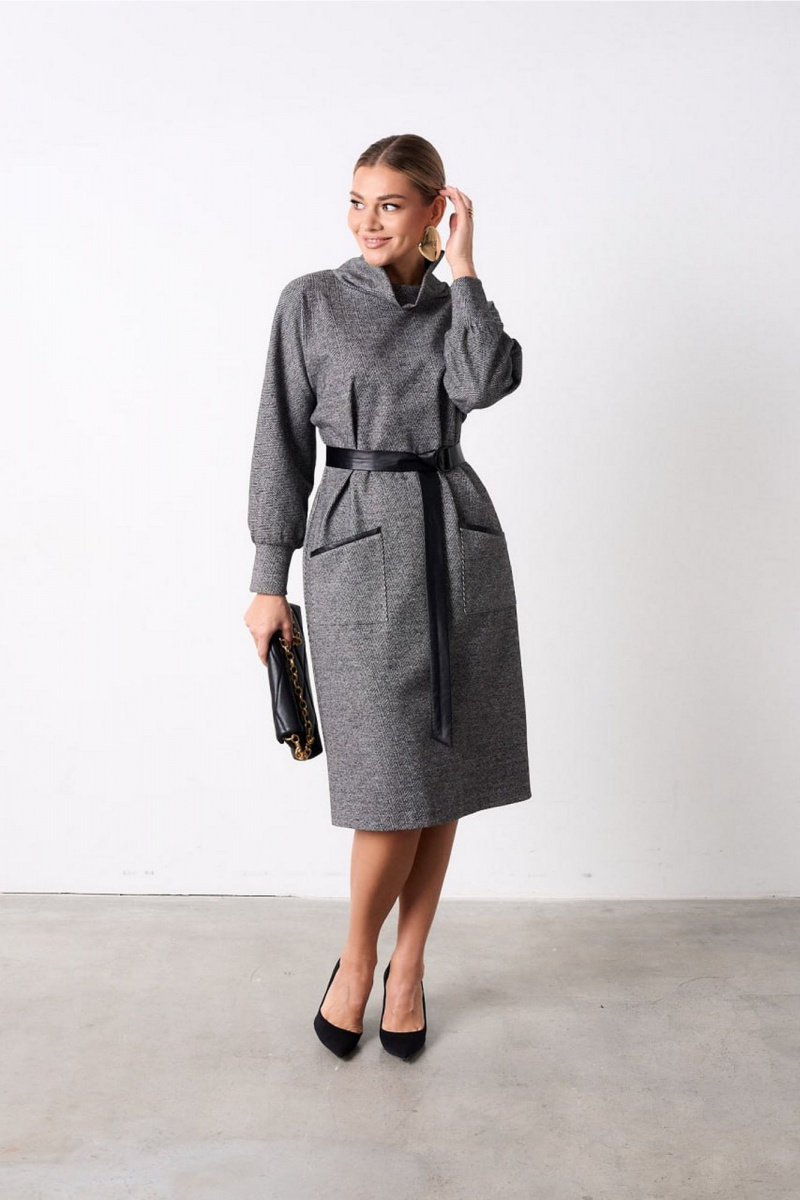 Платья AMUAR 1092 серый