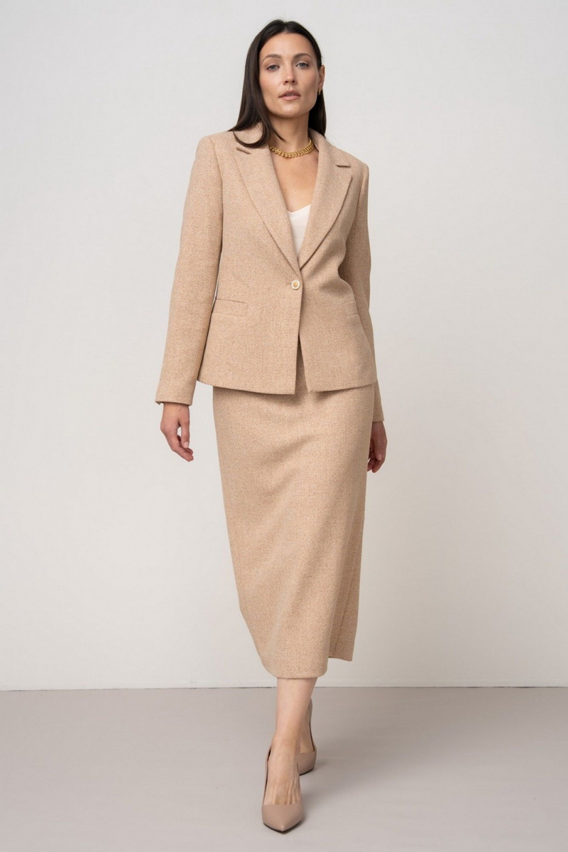 Жакеты FASHION CENTRE Шр-4103 карамельный