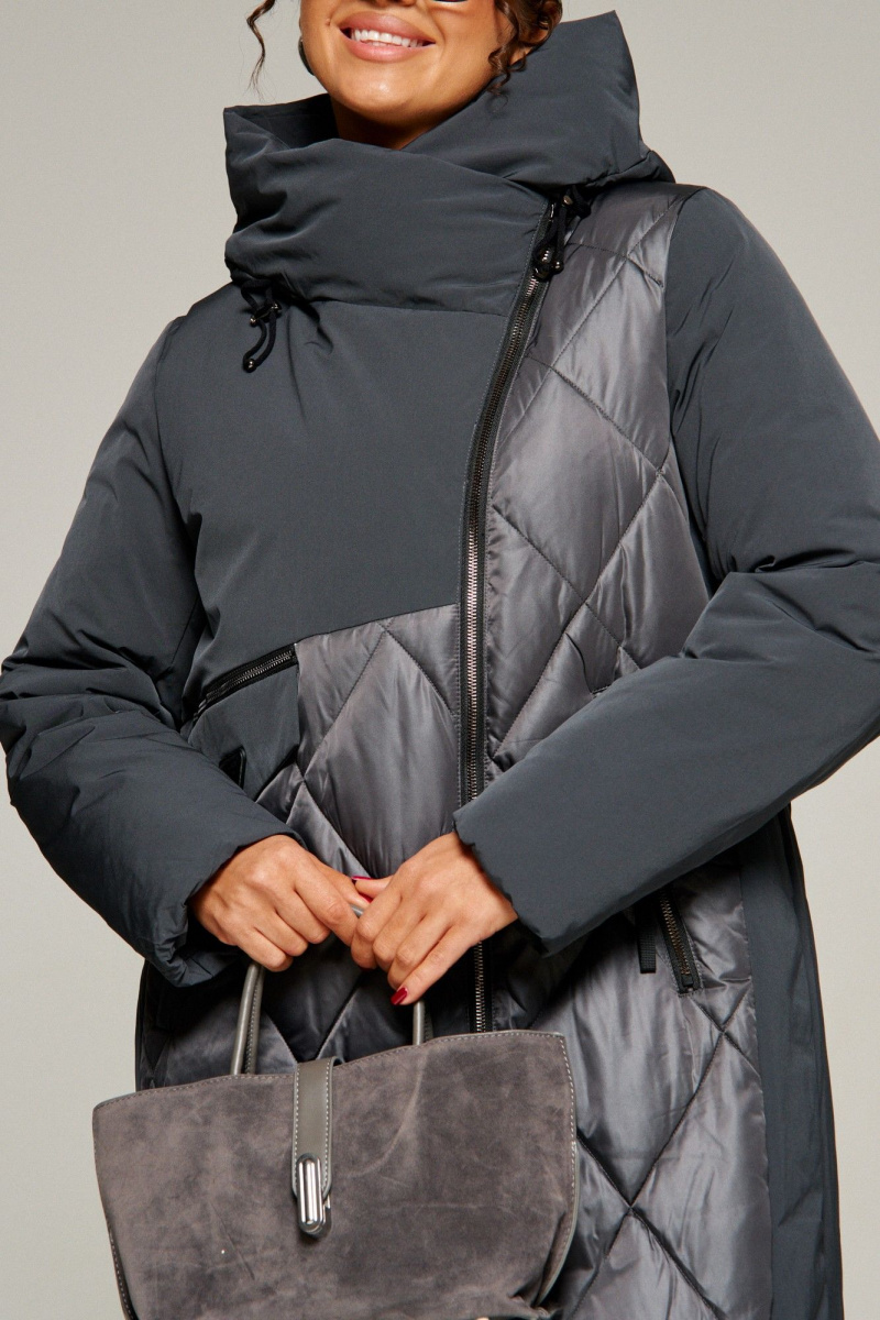 Женское пальто Beautiful&Free 8023 графит