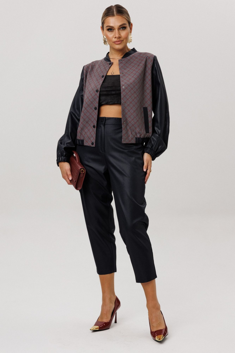 Женский бомбер Anelli 1378 винчестер