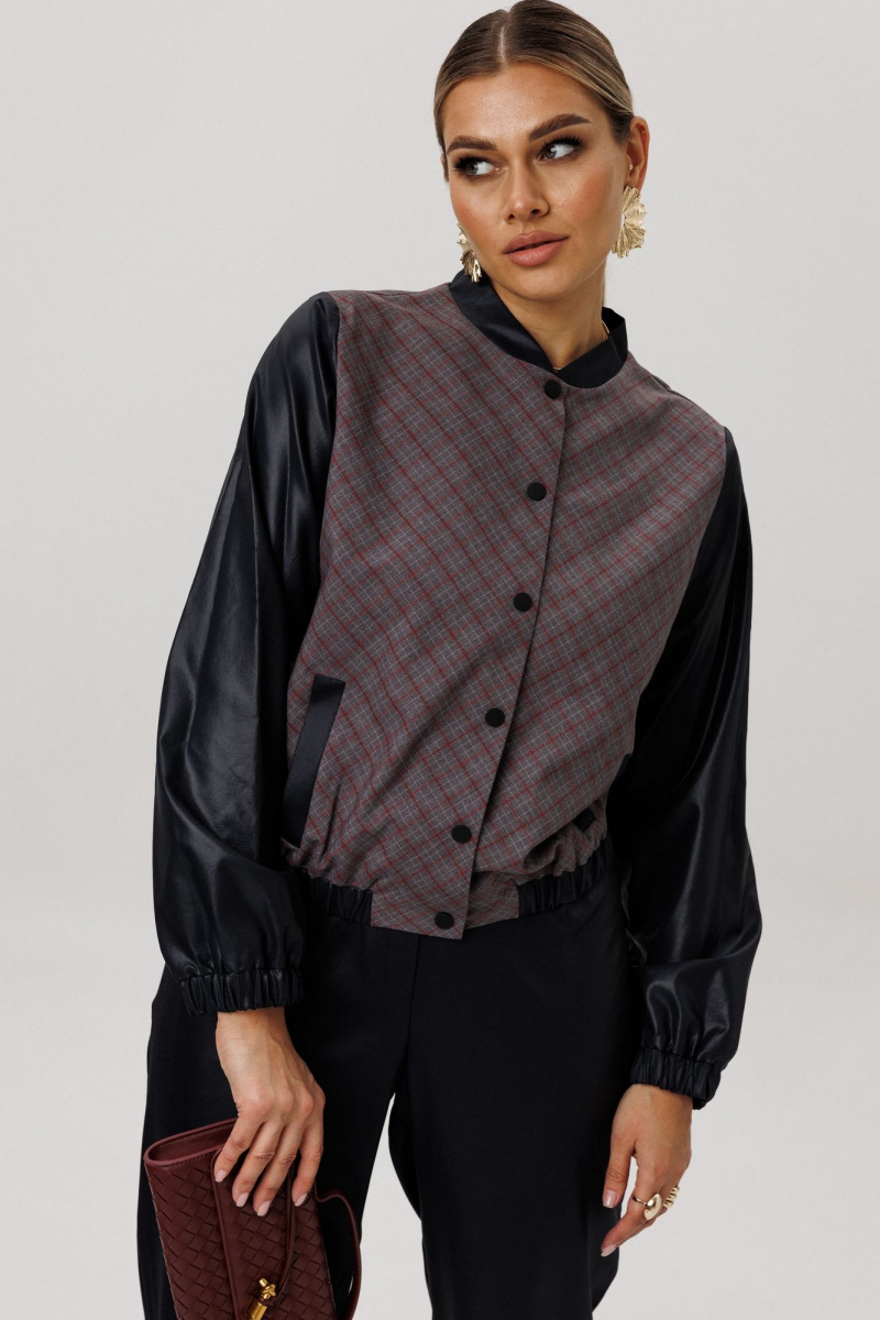 Женский бомбер Anelli 1378 винчестер