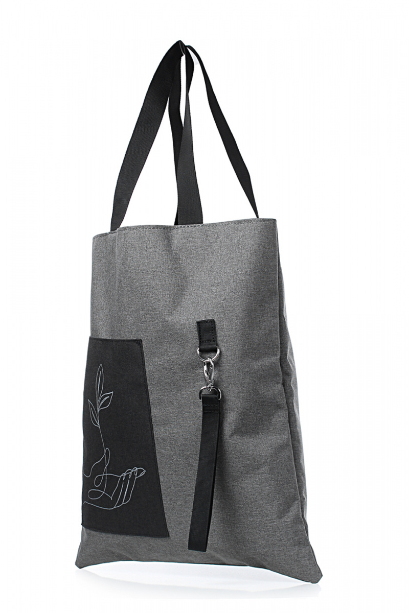 Женская сумка Galanteya 19821.25с2542к45 серый/черный