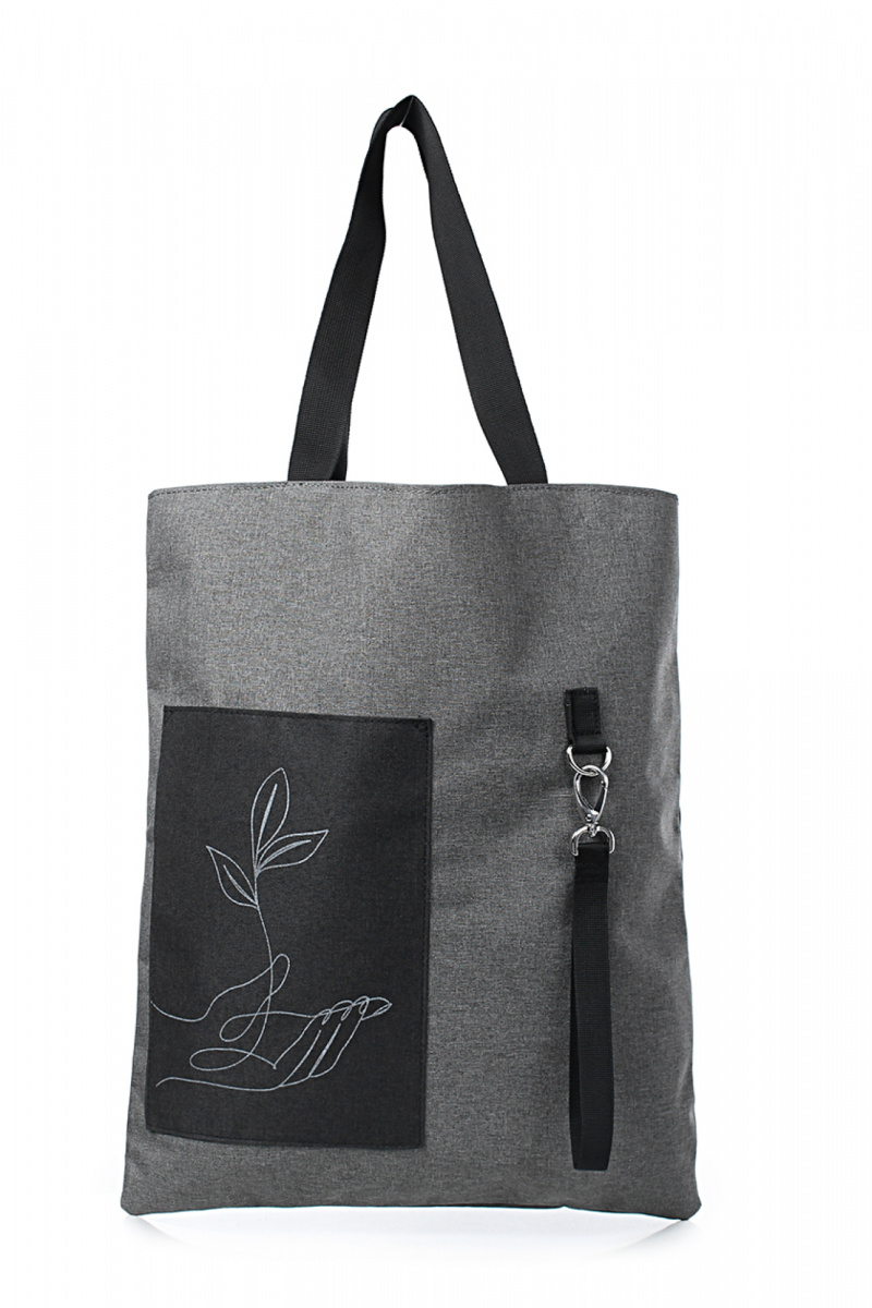 Женская сумка Galanteya 19821.25с2542к45 серый/черный