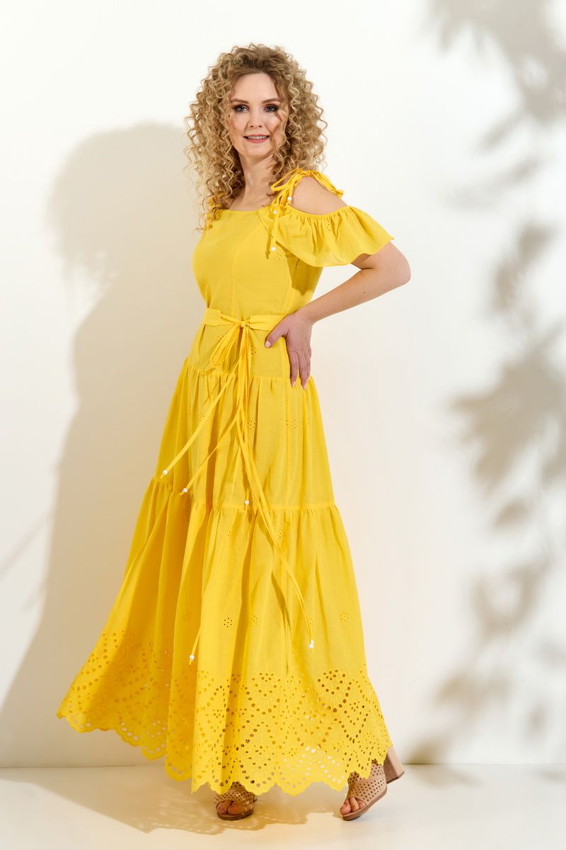 Платье Euromoda 355 желтый