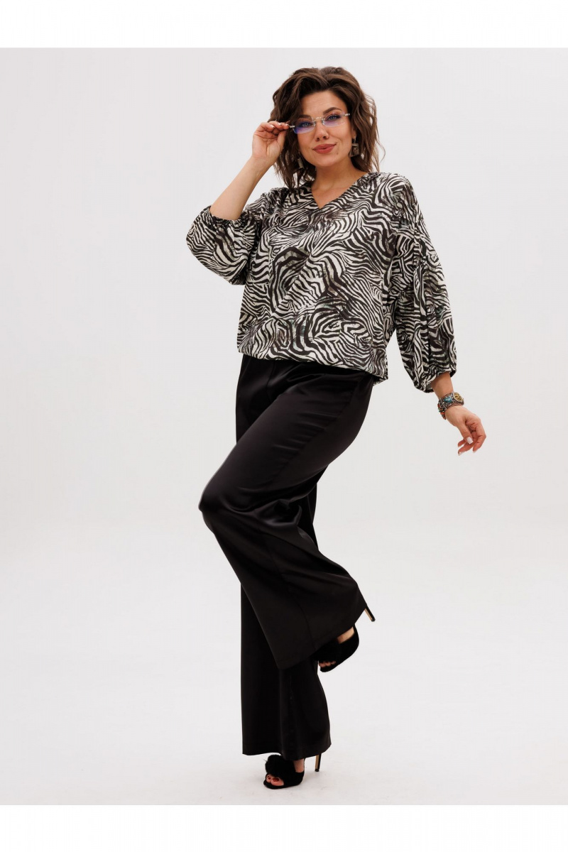 Блузы Anelli 1676.1 белая_саванна