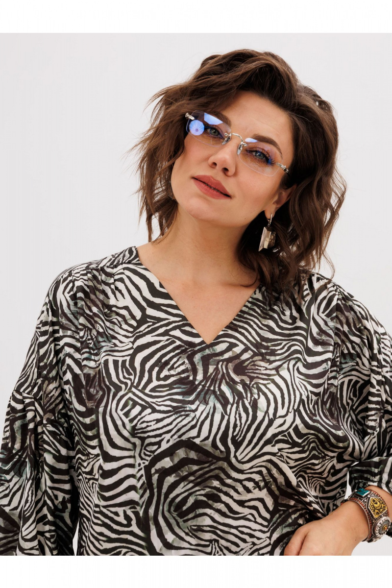 Блузы Anelli 1676.1 белая_саванна