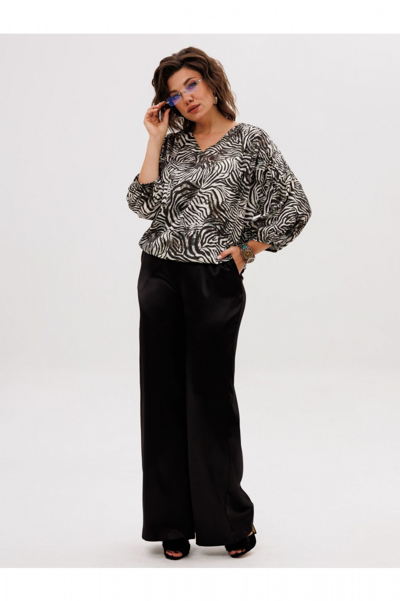 Блузы Anelli 1676.1 белая_саванна